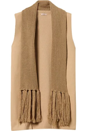 Twin-Set Gestrickter Schal mit Fransen