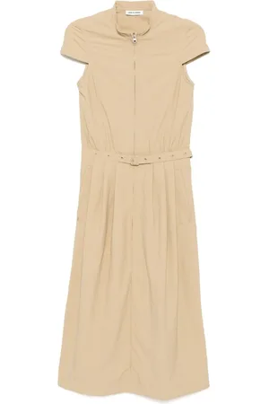 Low Classic Stehkragen-Kleid aus recyceltem Nylon