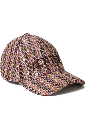 Twin-Set Bouclé-Baseballkappe
