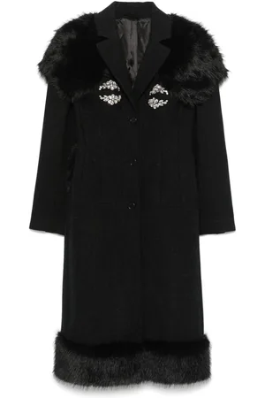Simone Rocha Mantel mit Kristallen