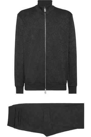 BILLIONAIRE Jogginganzug mit Monogrammmuster (2er-Set)