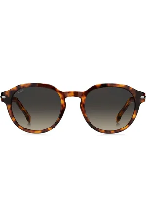 HUGO BOSS Sonnenbrille mit rundem Gestell