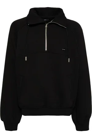 SONGZIO Assemblage Sweatshirt mit kurzem Reißverschluss
