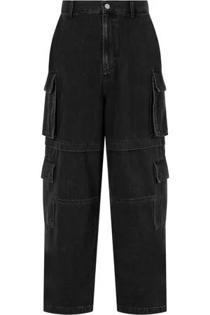 Studio Tomboy Wide-Leg-Cargohose aus Denim