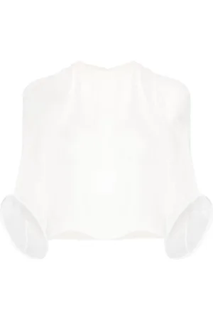 Atu Body Couture Bluse mit strukturierten Bündchen