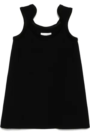 Low Classic Geripptes Curve Minikleid aus Wolle