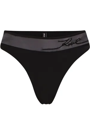 Karl Lagerfeld Bikinihöschen mit Logo-Stickerei