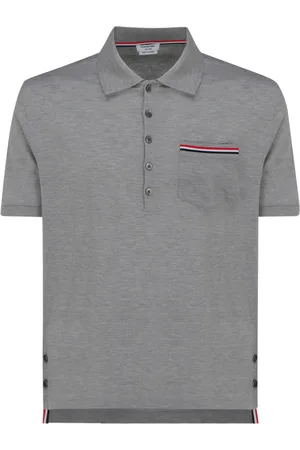 Thom Browne Poloshirt mit RWB-Streifen