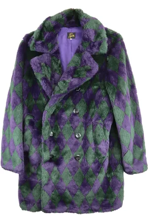 Pins & Needles Mantel aus Faux Fur