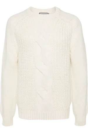 CANALI Gerippter Pullover mit Flechtdetail