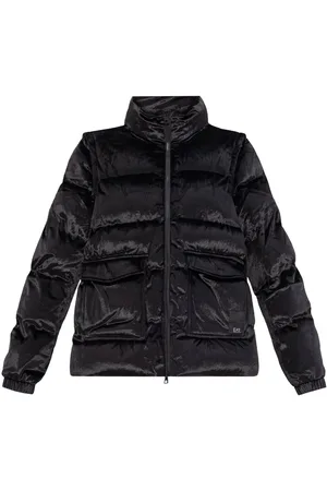 EA7 Gefütterte Jacke mit Logo-Applikation