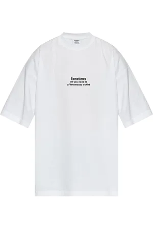 Vetements T-Shirt mit Logo-Print
