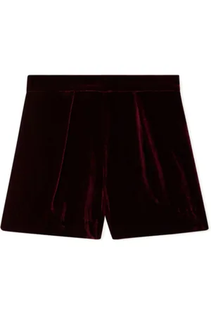 BONPOINT Gerade Shorts in Samtoptik