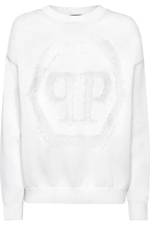 Philipp Plein Pullover mit Devoré-Logo