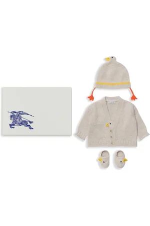 Burberry Cardigan-Set mit Entenmotiv (3er-Set)