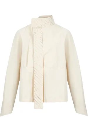 SHANGHAI TANG Cropped-Bluse