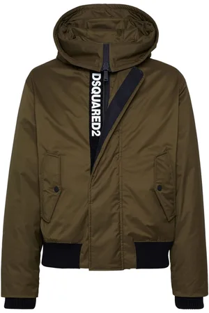 Dsquared2 Wattierte Jacke mit verdecktem Logo-Print