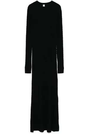 Totême Maxikleid mit Zopfmuster
