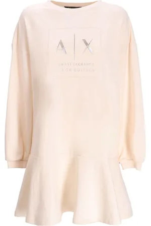Armani Exchange Jerseykleid mit Logo-Print