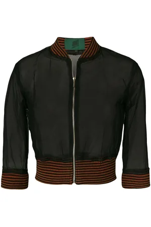 Jean Paul Gaultier Sheer bomber jacket
