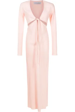 Gloria Coelho Maxikleid mit V-Ausschnitt