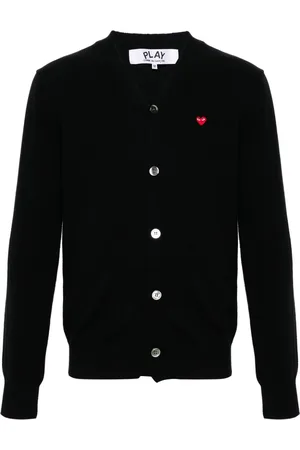Comme des Garçons Cardigan mit Herz-Patch