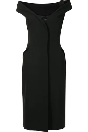 Gloria Coelho Schulterfreies Midikleid