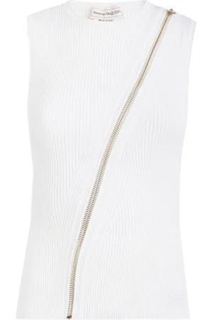 Alexander McQueen Weste mit Reißverschlussdetail