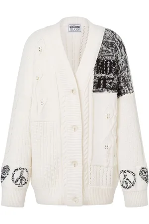 Moschino Cardigan mit Zopfmuster
