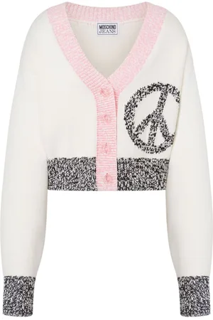 Moschino Cardigan mit V-Ausschnitt