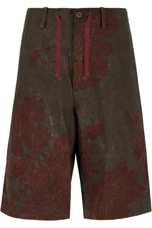 UMA WANG Bermudas mit Blumen-Print