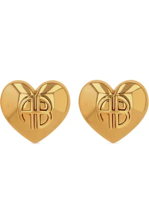 ANINE BING Chunky Heart Ohrringe
