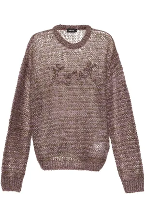 tout a coup Texturierter Strickpullover