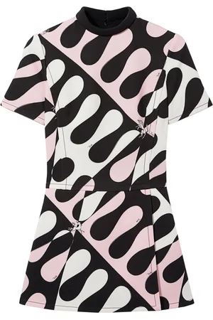 Puccini Minikleid mit Leocorno-Print