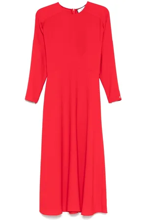 NISSA Krepp-Midikleid in A-Linie