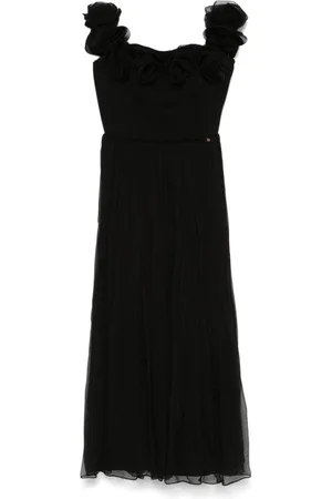 NISSA Midikleid mit Blumenapplikation