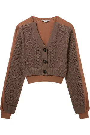Stella McCartney Cardigan mit Zopfmuster