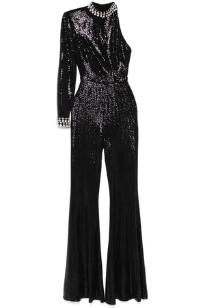 NISSA Jumpsuit mit Pailletten