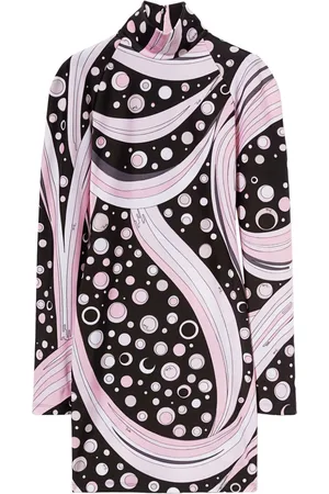 Puccini Minikleid mit Fontane-Print