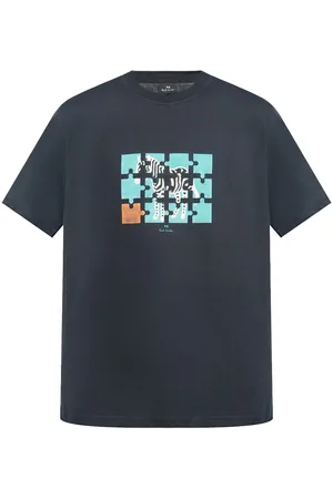 Paul Smith T-Shirt mit Zebra Jigsaw-Print