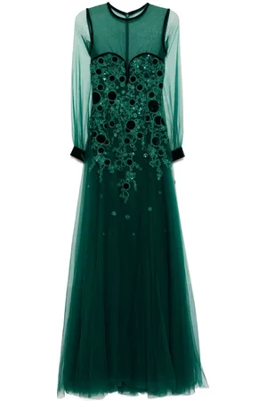 Saiid Kobeisy Kleid mit Perlenverzierung