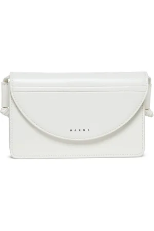 Marni Schultertasche mit Logo-Print
