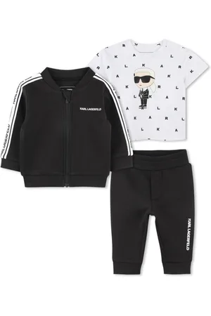 Karl Lagerfeld Dreiteiliger Jogginganzug mit Logo-Print