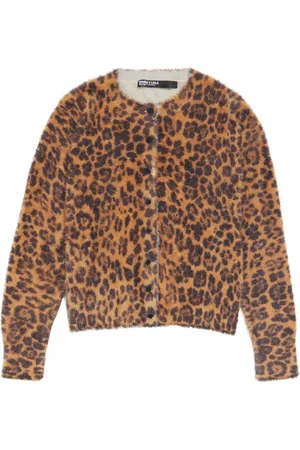 Bimba y Lola Cardigan mit Leopardenmuster
