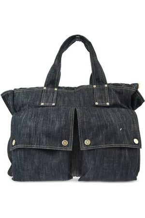 CHANEL 2006 CC Denim-Shopper