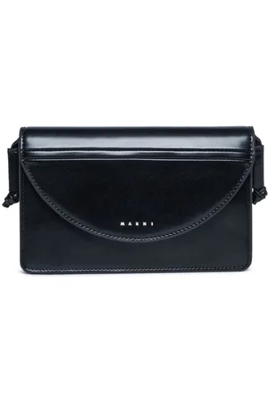 Marni Schultertasche mit Logo-Print