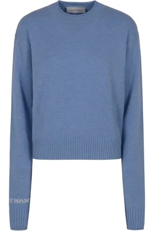 Sportmax Pullover mit Intarsien-Logo