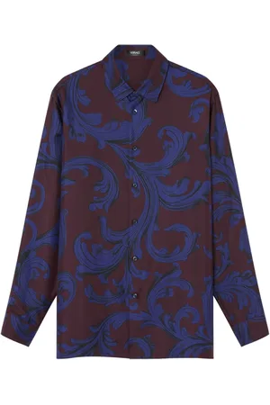 VERSACE Baroque Leaf Hemd