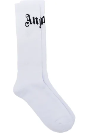 Palm Angels Socken mit gebogenem Logo