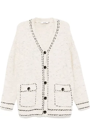 B+AB Cardigan mit V-Ausschnitt
